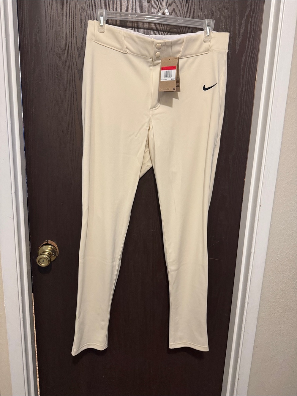 Nike Men's Vapor Baseball Pants Neutral Beige Men's Size Large New w/ Size tags